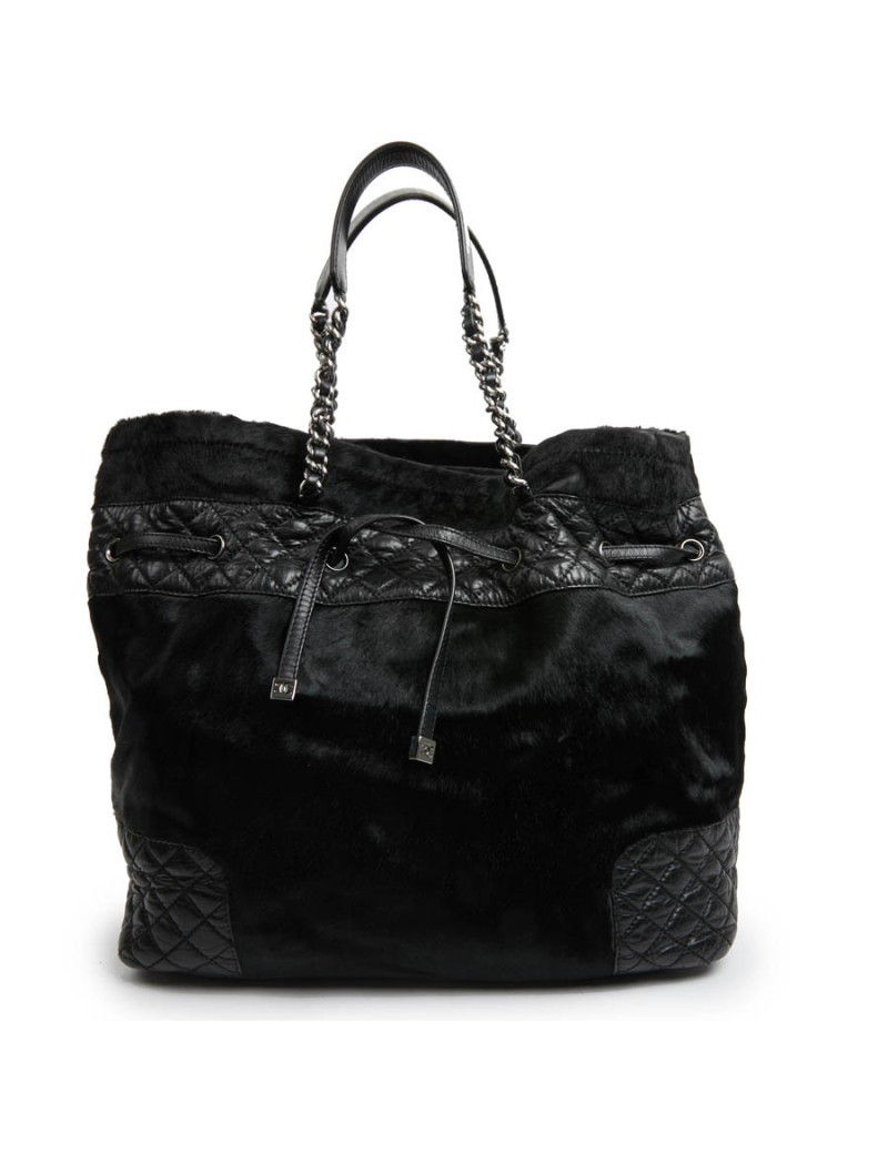 Sac poulain noir CHANEL