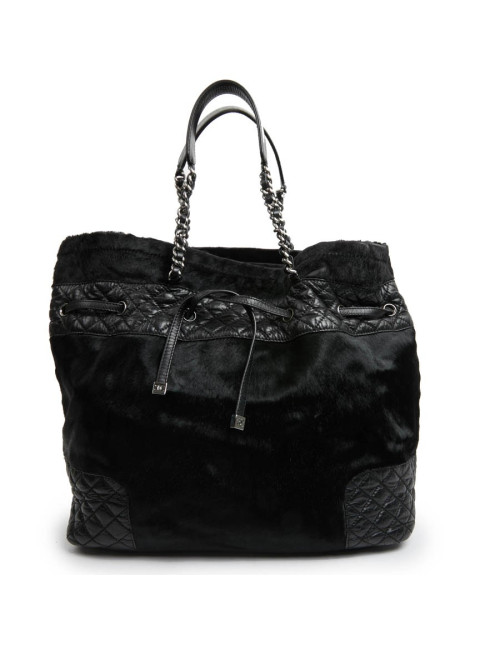 Sac poulain noir CHANEL