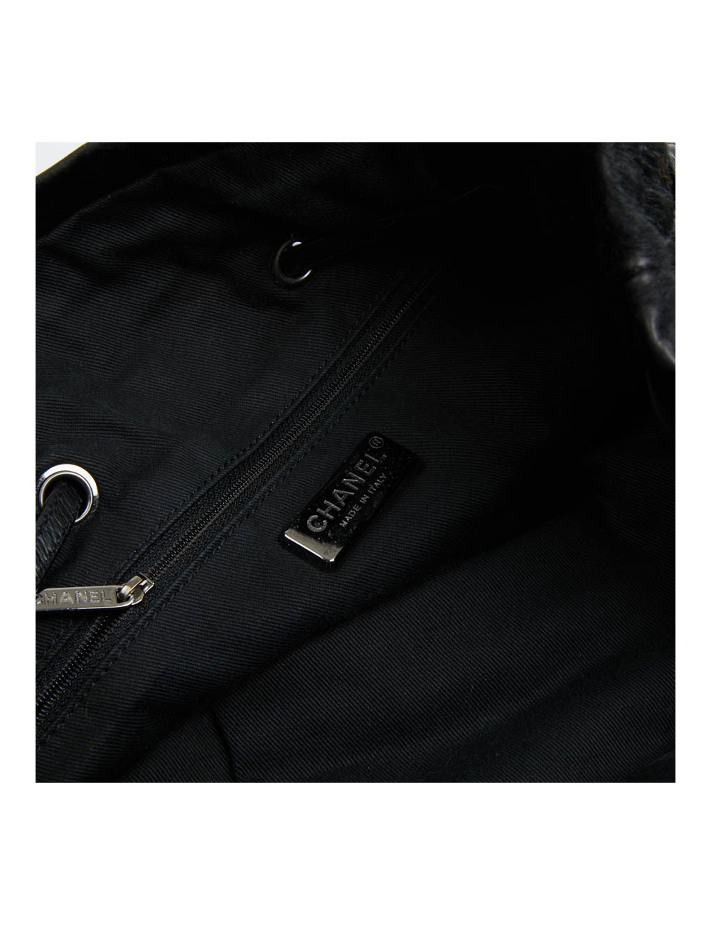 Sac poulain noir CHANEL