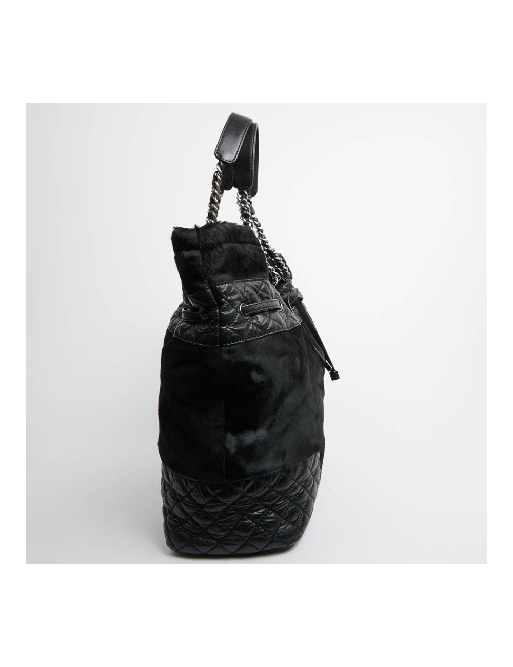 Sac poulain noir CHANEL