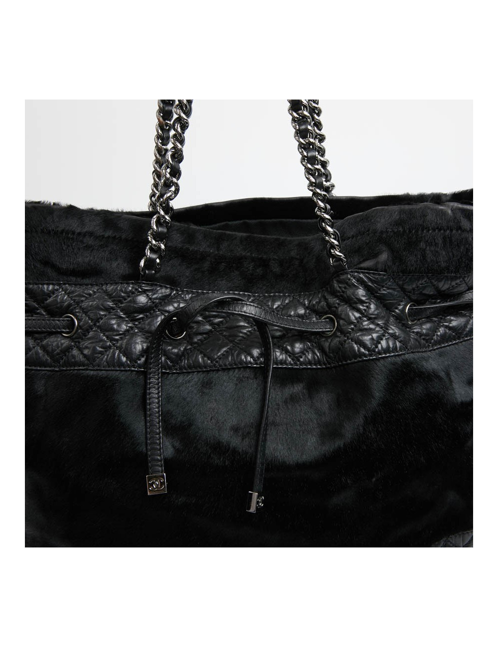 Sac poulain noir CHANEL