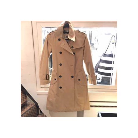 Trench BURBERRY toile beige