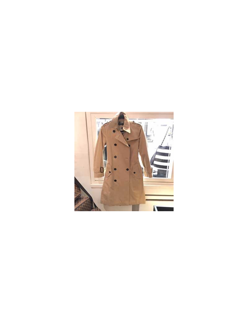 Trench BURBERRY toile beige