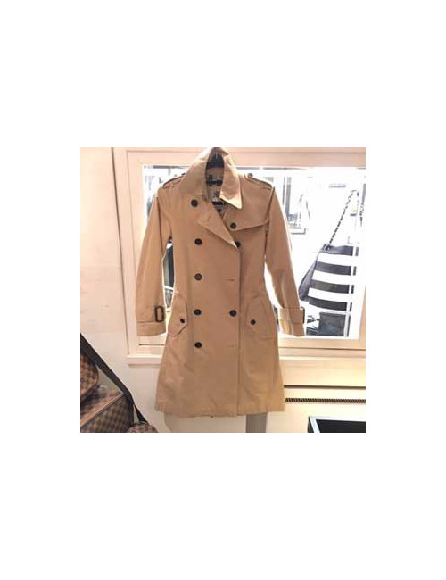 Trench BURBERRY toile beige