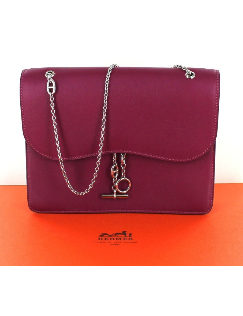 Sac Caténina HERMÈS chaine farandole, cuir tosca