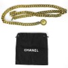 Chanel ceinture double chaine dorée vintage