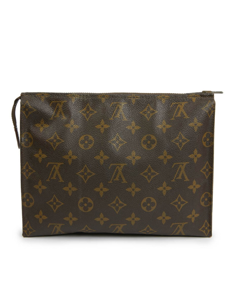 Trousse de toilette LOUIS VUITTON toile monogram marron LV