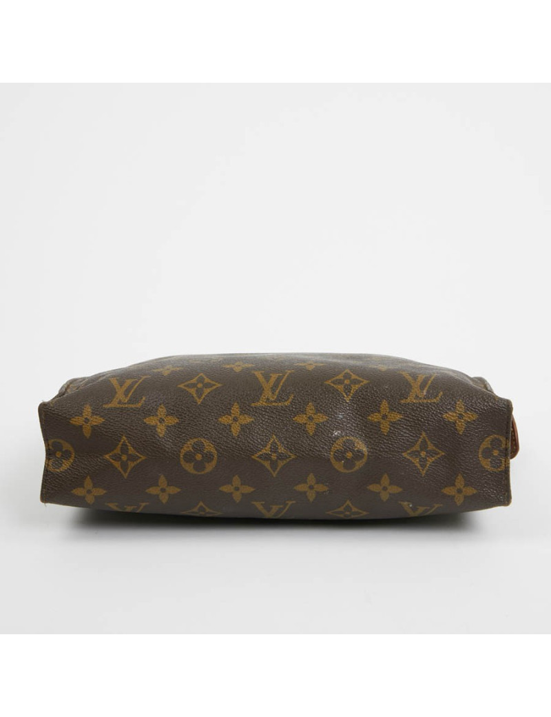 Trousse de toilette LOUIS VUITTON toile monogram marron LV
