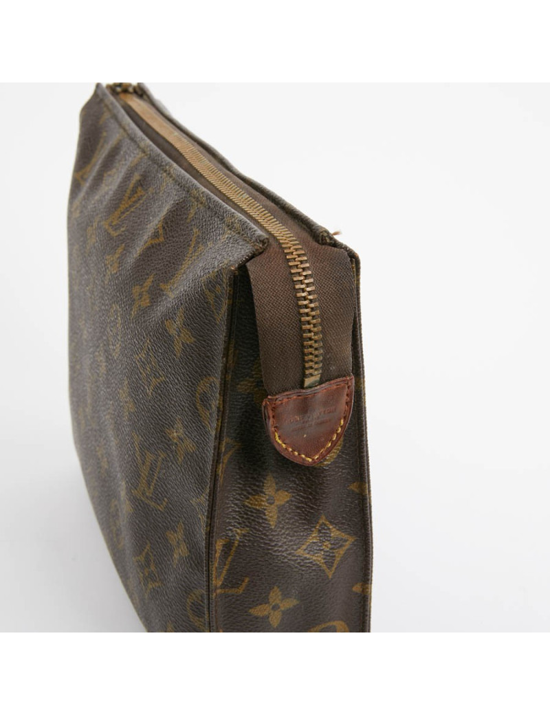 Trousse de toilette LOUIS VUITTON toile monogram marron LV