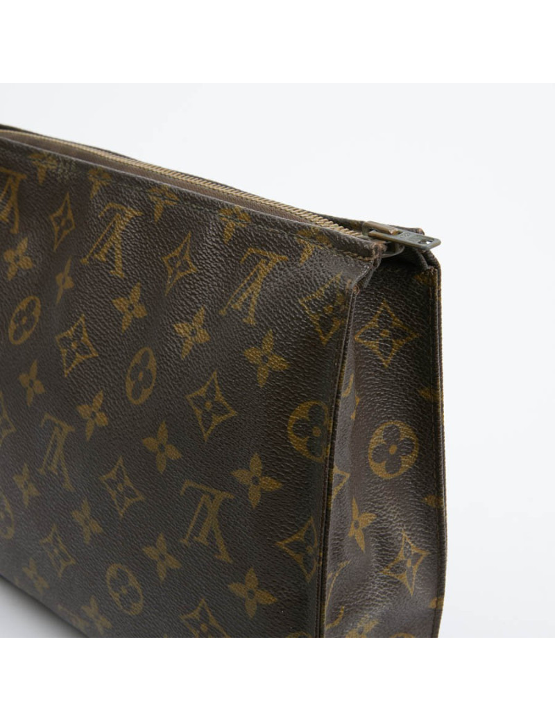Trousse de toilette LOUIS VUITTON toile monogram marron LV