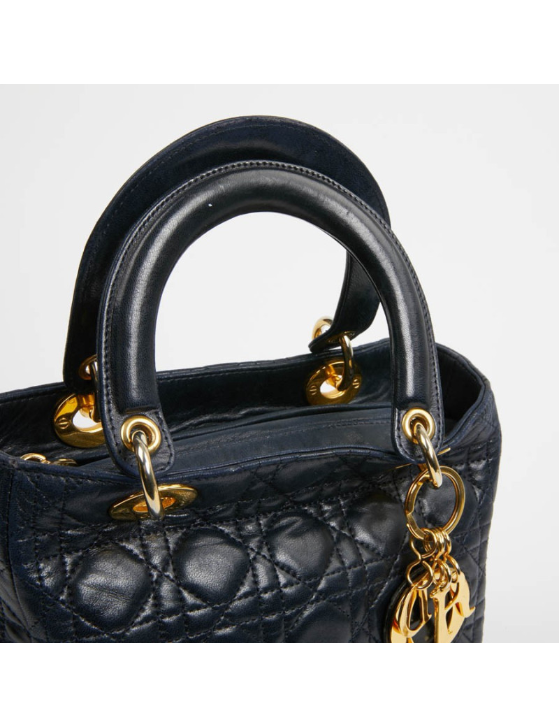 Sac Lady DIOR bleu marine