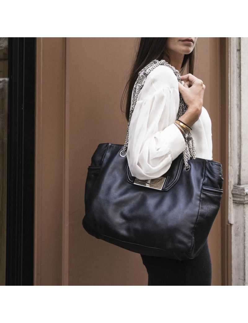 Grand sac CHANEL noir