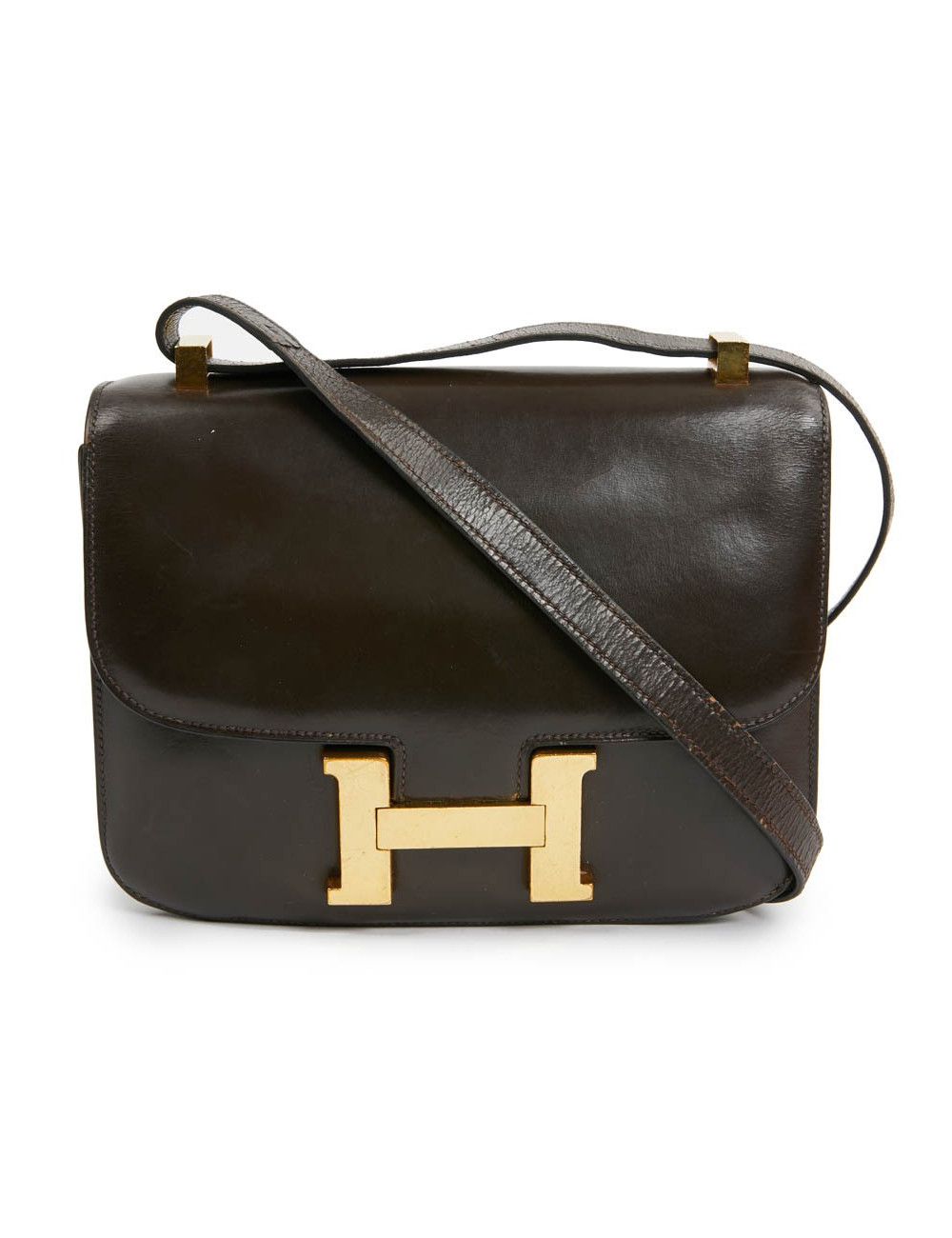Constance marron HERMES cuir box