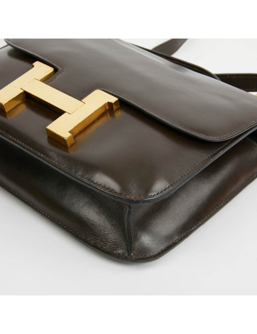Constance marron HERMES cuir box