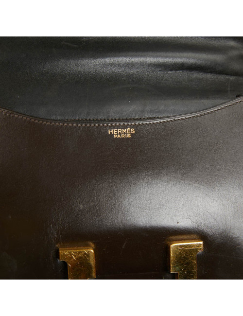 Constance marron HERMES cuir box