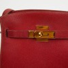 Kelly sport HERMES cuir courchevel rouge