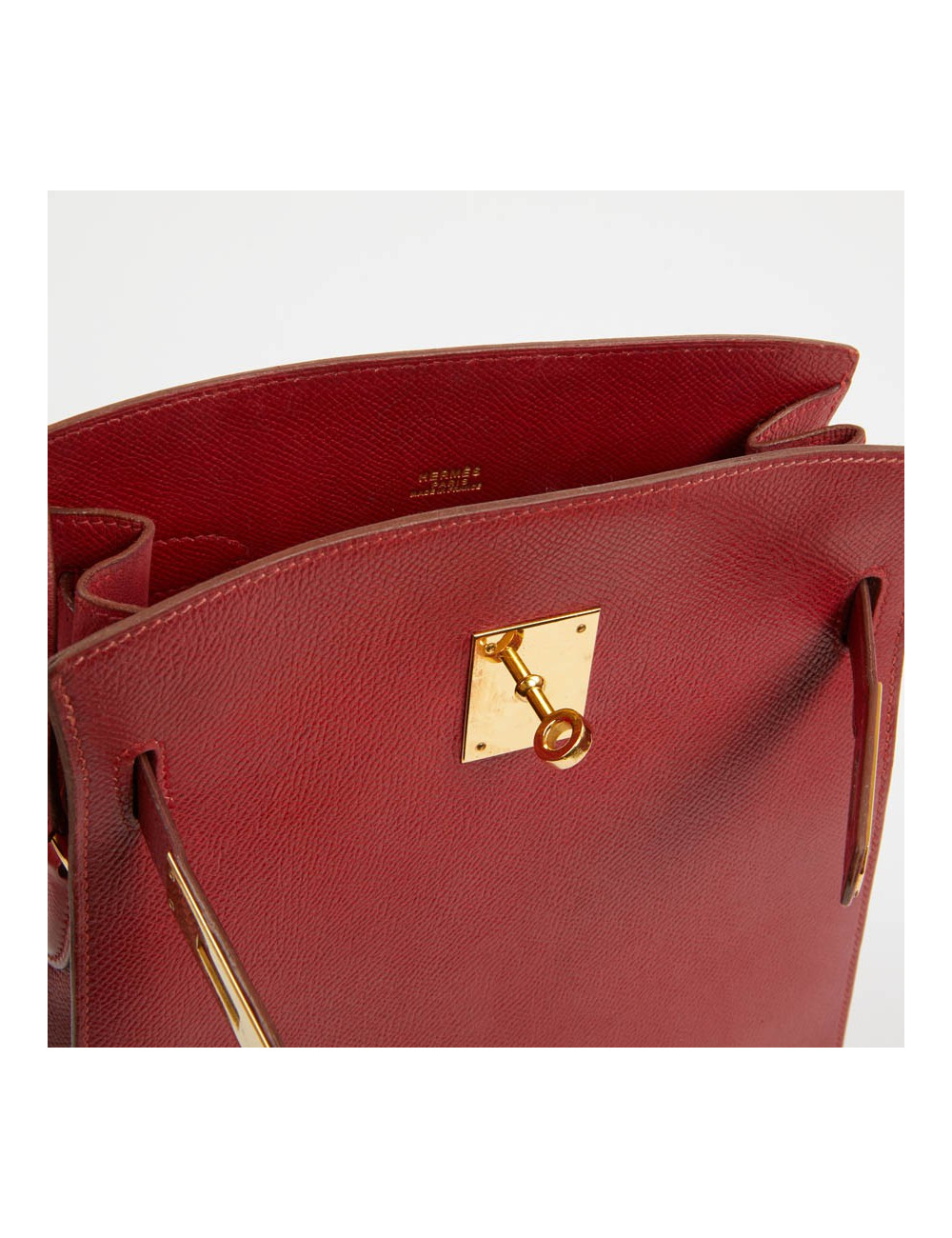 Kelly sport HERMES cuir courchevel rouge