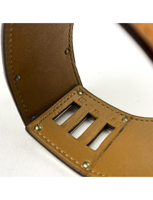 HERMES Kelly Dog en cuir swift 