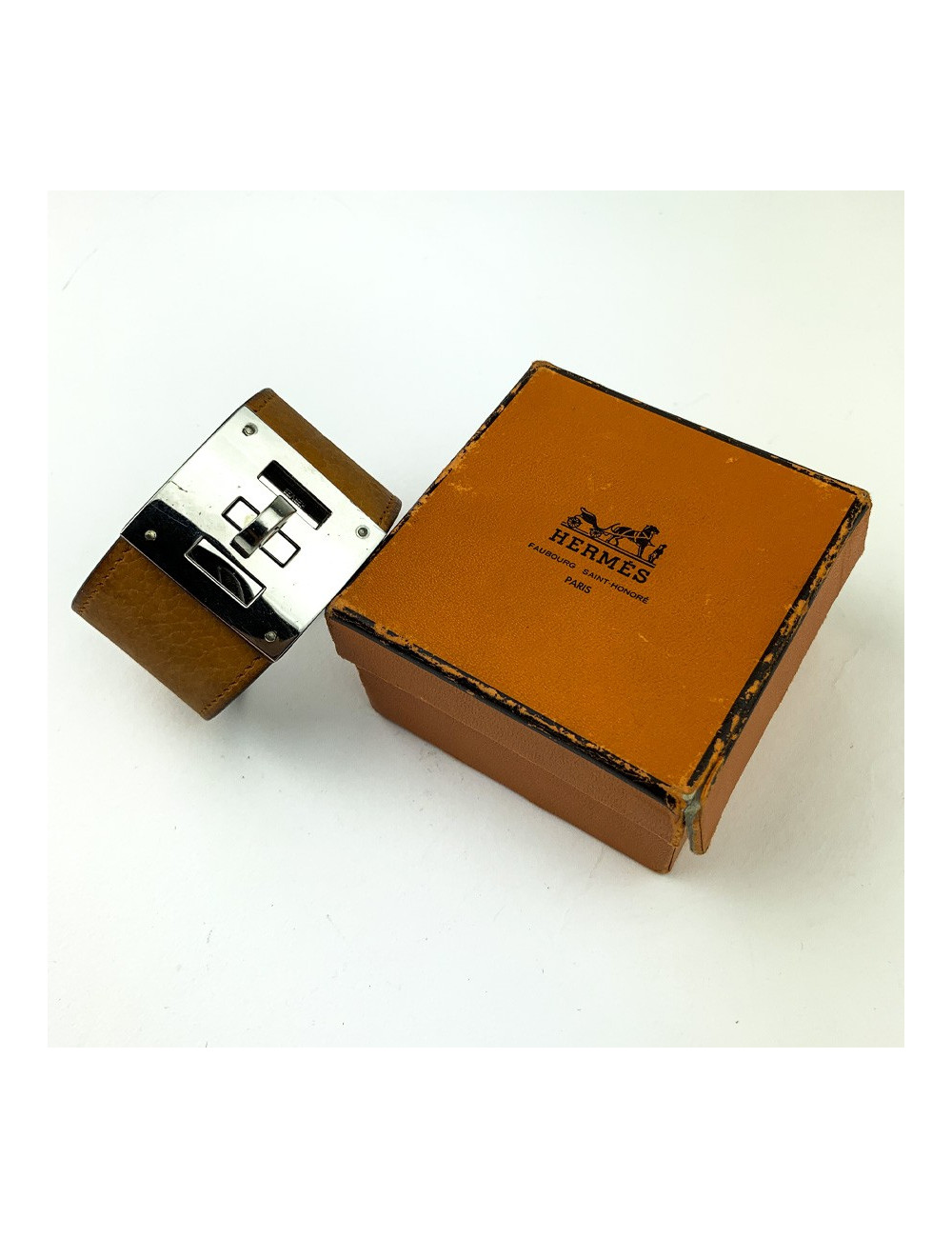 HERMES Kelly Dog en cuir swift 