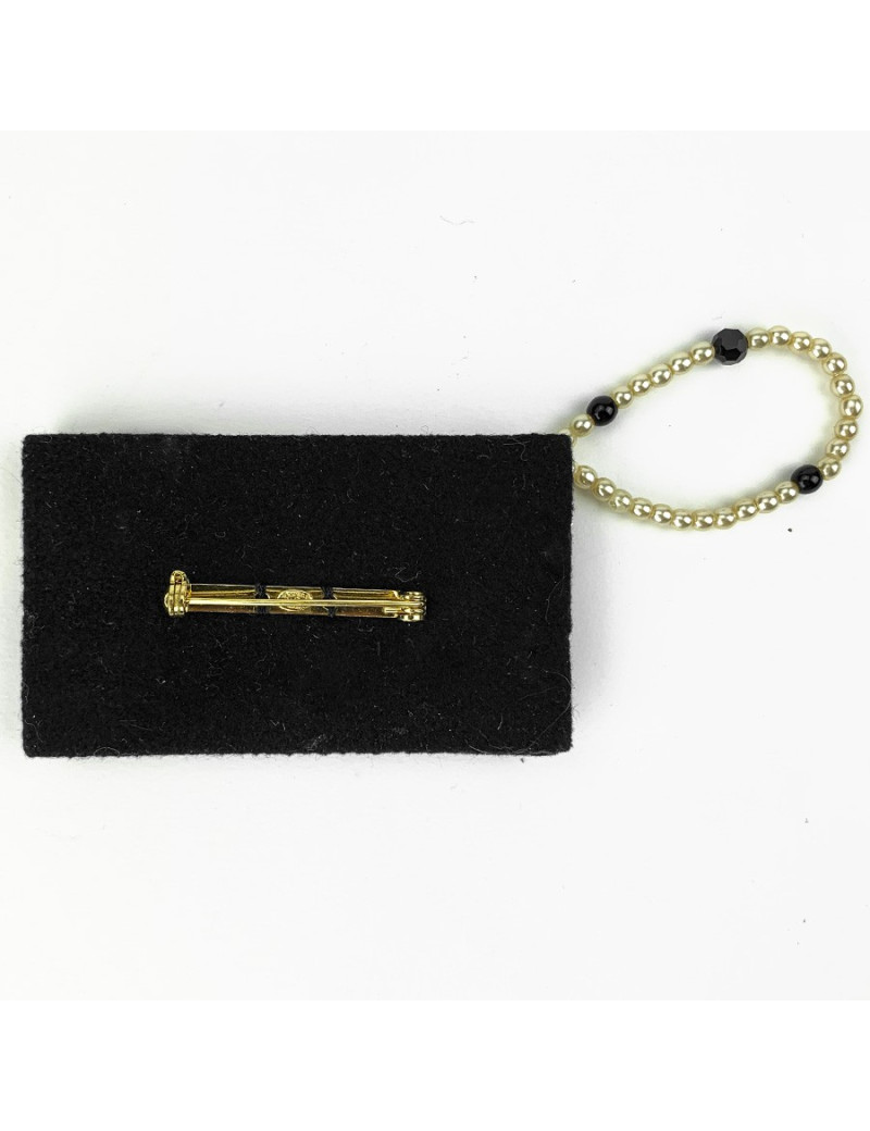 Broche CHANEL bicolore