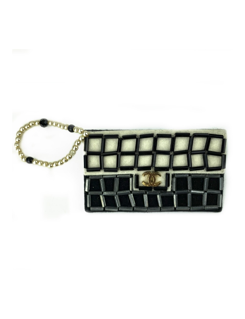 Broche CHANEL bicolore