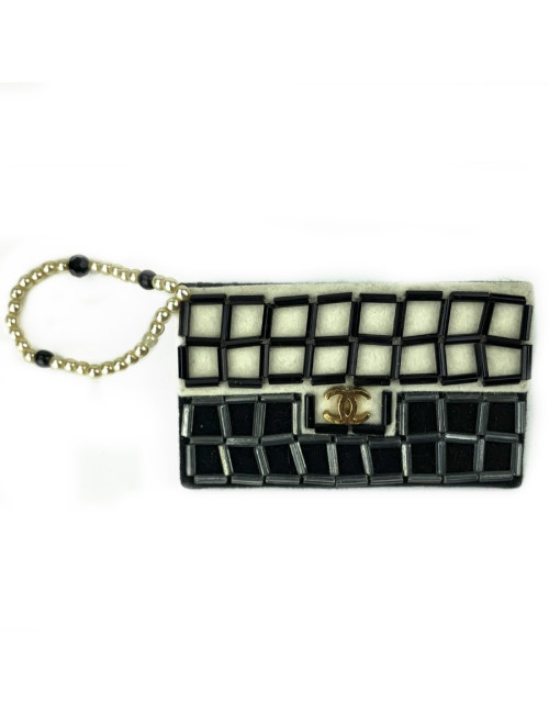 Broche CHANEL bicolore