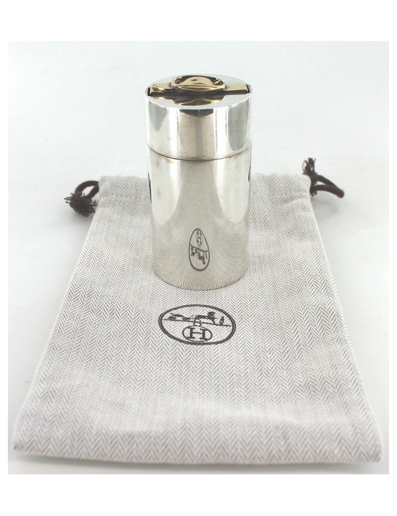 Briquet HERMES en argent massif