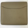 Portefeuille Constance compact HERMES cuir Epsom taupe