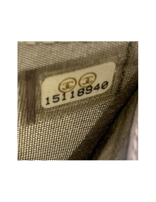 Portefeuille Chanel doré