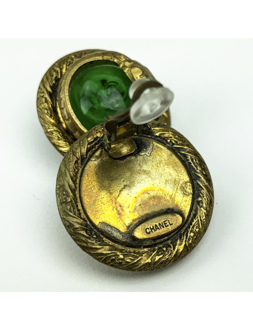 Blouse CHANEL T 38 "C H A N E L" soie