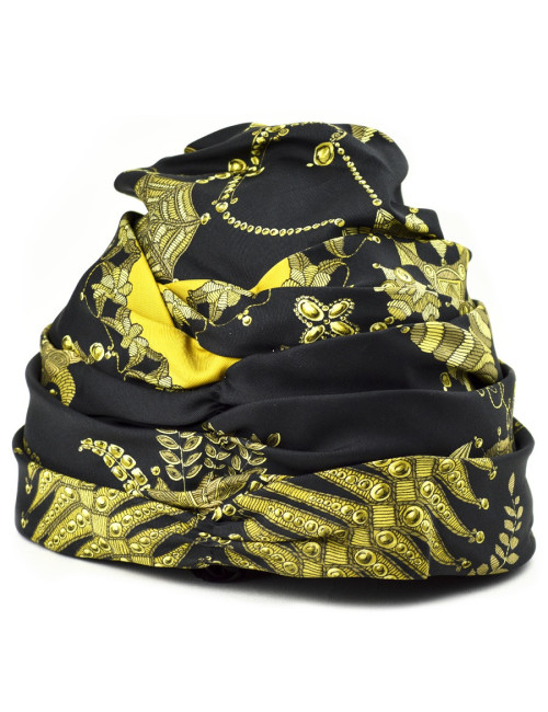 Chapeau HERMES en soie 