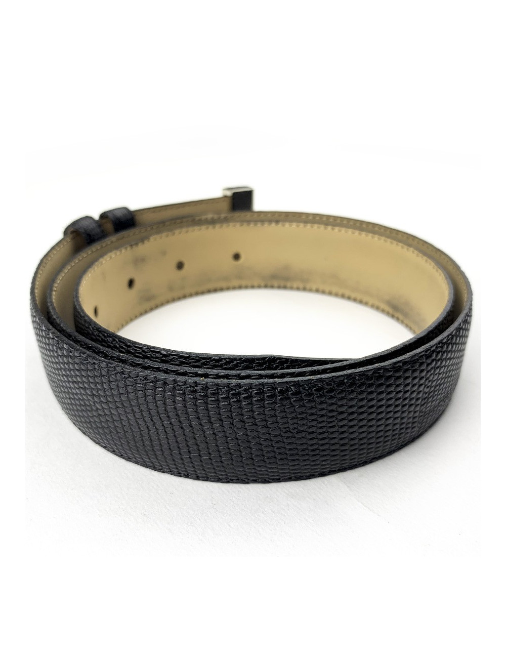 Ceinture Lancel noire homme