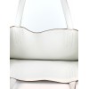 Taurillon clemence HERMES Double meaning white/blue of Malta tote bag