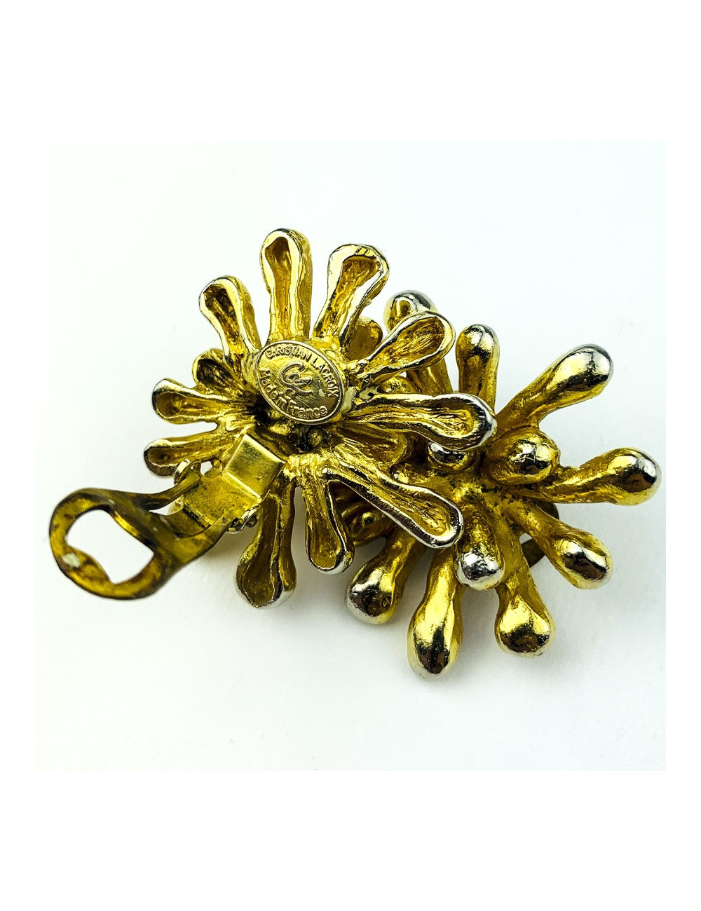 CHRISTIAN LACROIX Clips Vintage dorés