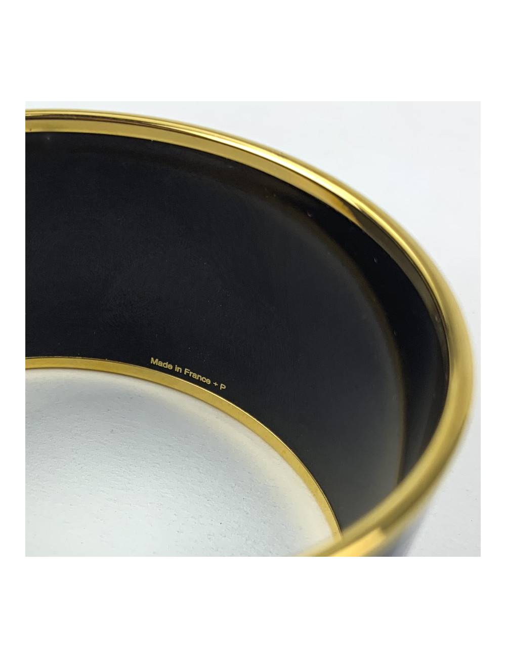 HERMES Bracelet émail Grand modèle