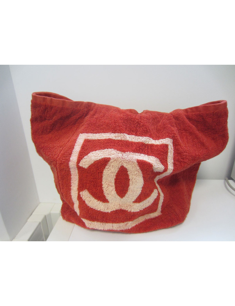 Cabas éponge orange CHANEL IDENTIFICATION