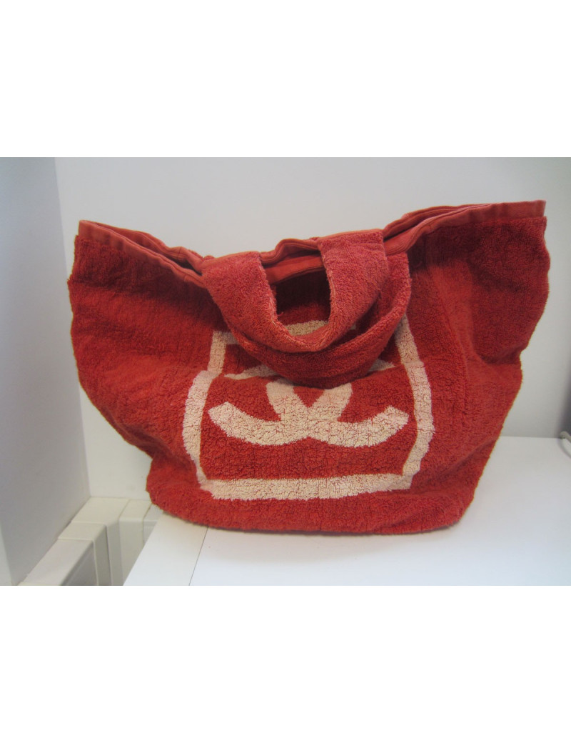 Cabas éponge orange CHANEL IDENTIFICATION