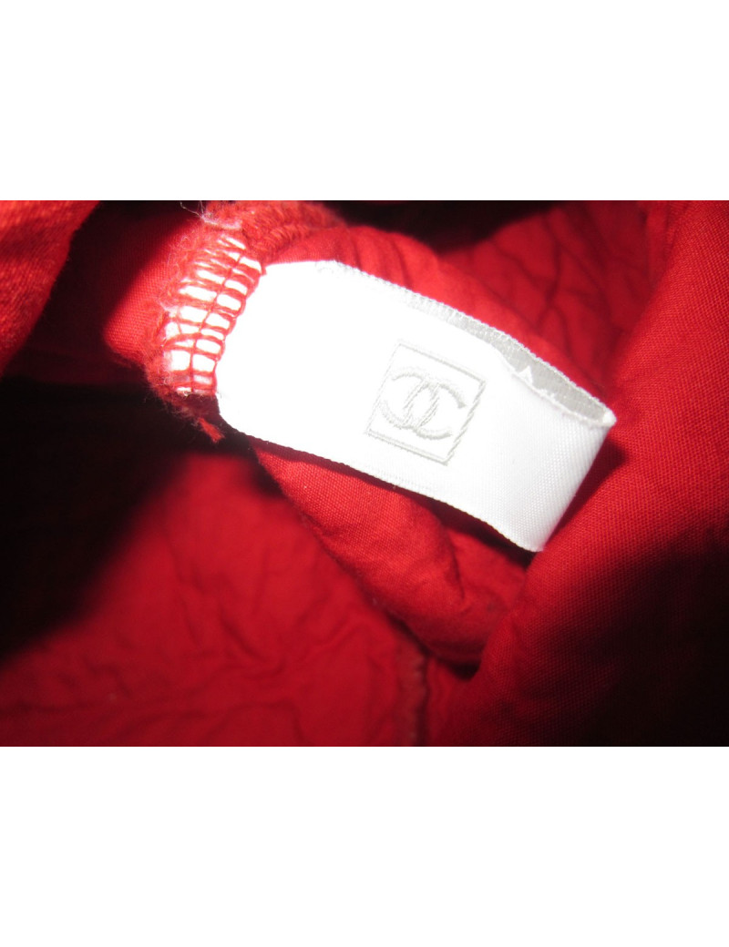 Cabas éponge orange CHANEL IDENTIFICATION