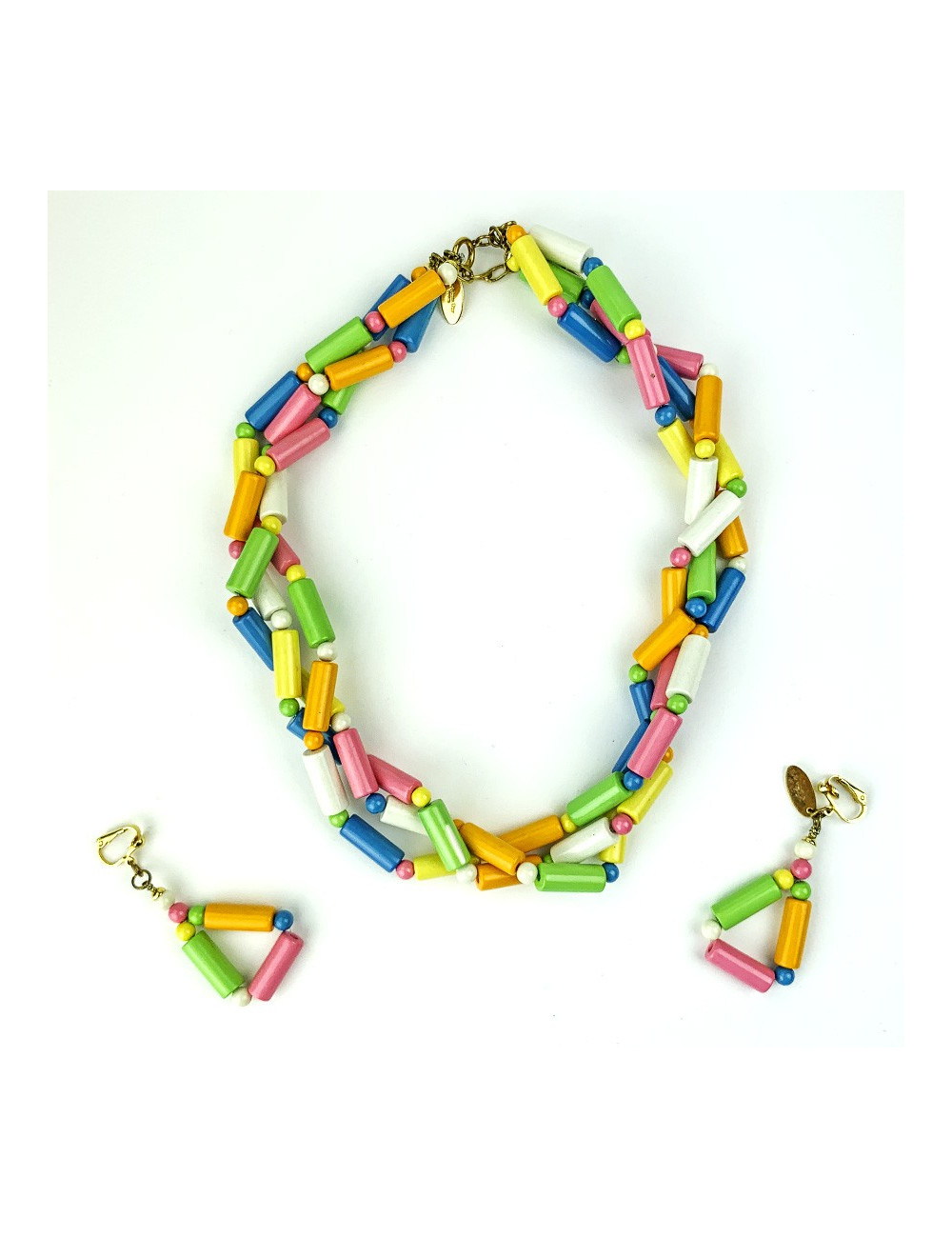 Parure Collier et boucles d'oreille CHRISTIAN DIOR