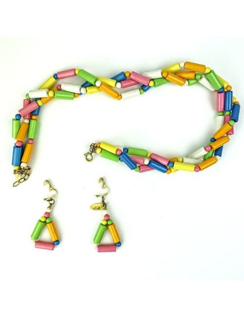 Parure Collier et boucles d'oreille CHRISTIAN DIOR