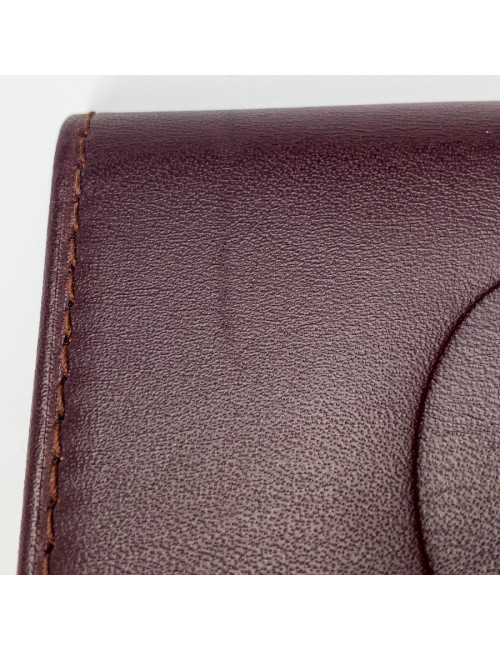 Porte monnaie CARTIER cuir bordeaux