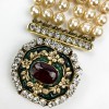 Bracelet CHANEL Couture 6 rangs de perles