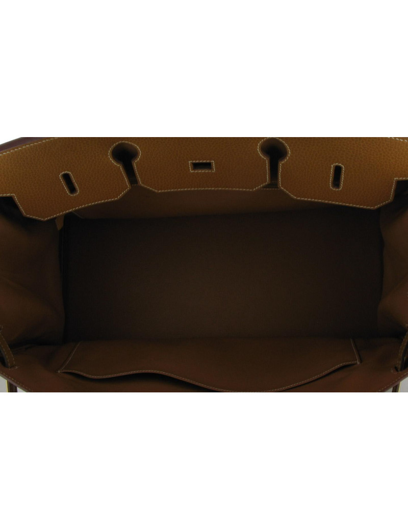 Birkin 40 HERMES en pecari gold T 40