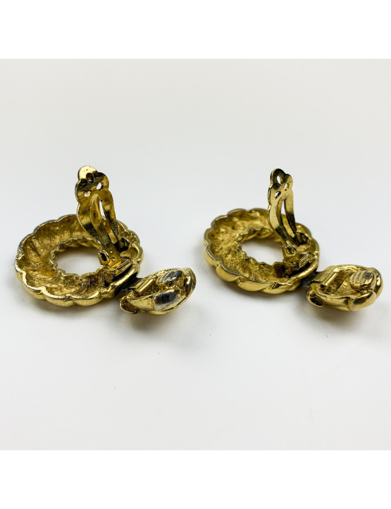 Clips CHANEL torsades dorées