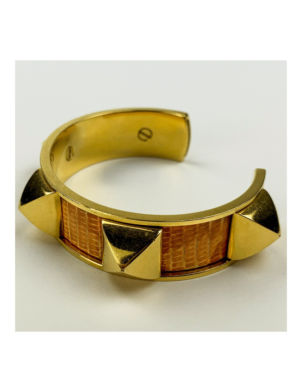 HERMES Medor lizard bracelet