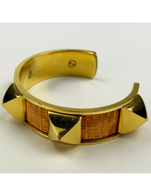 HERMES Medor lizard bracelet