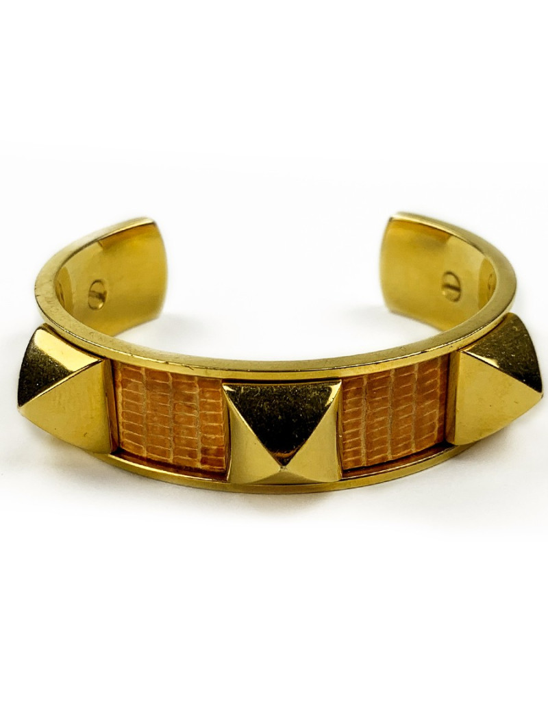 HERMES Medor lizard bracelet