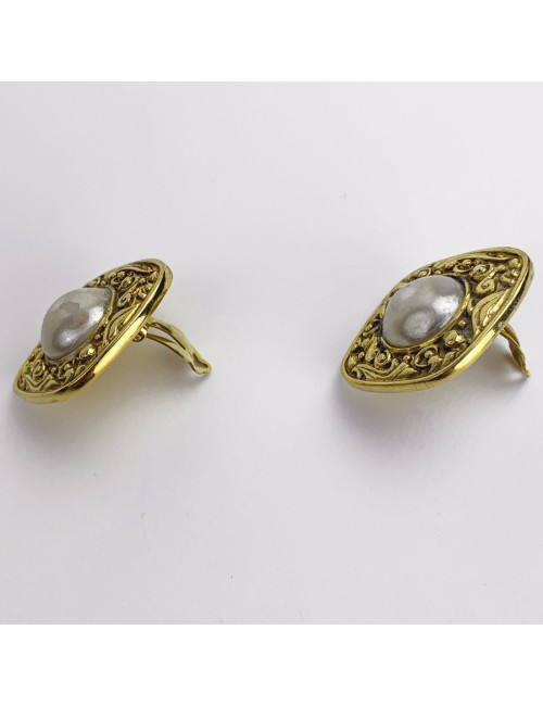 Boucles d'oreille CHANEL Clips Vintage