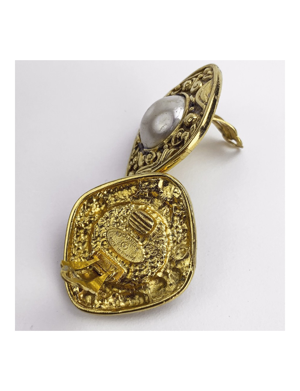 Boucles d'oreille CHANEL Clips Vintage