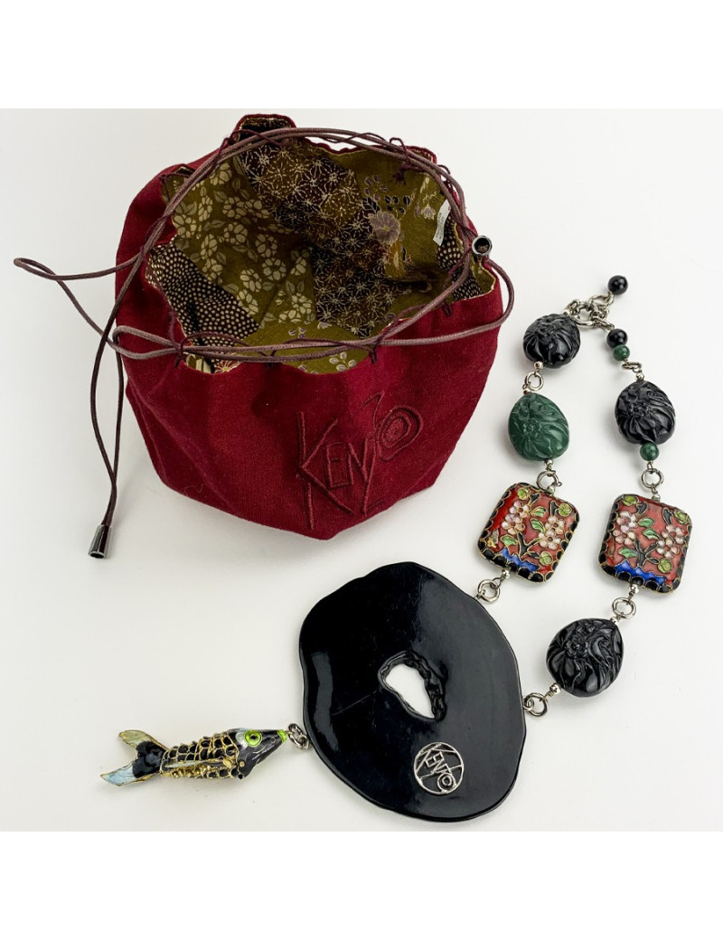 Sautoir KENZO pendentif poisson